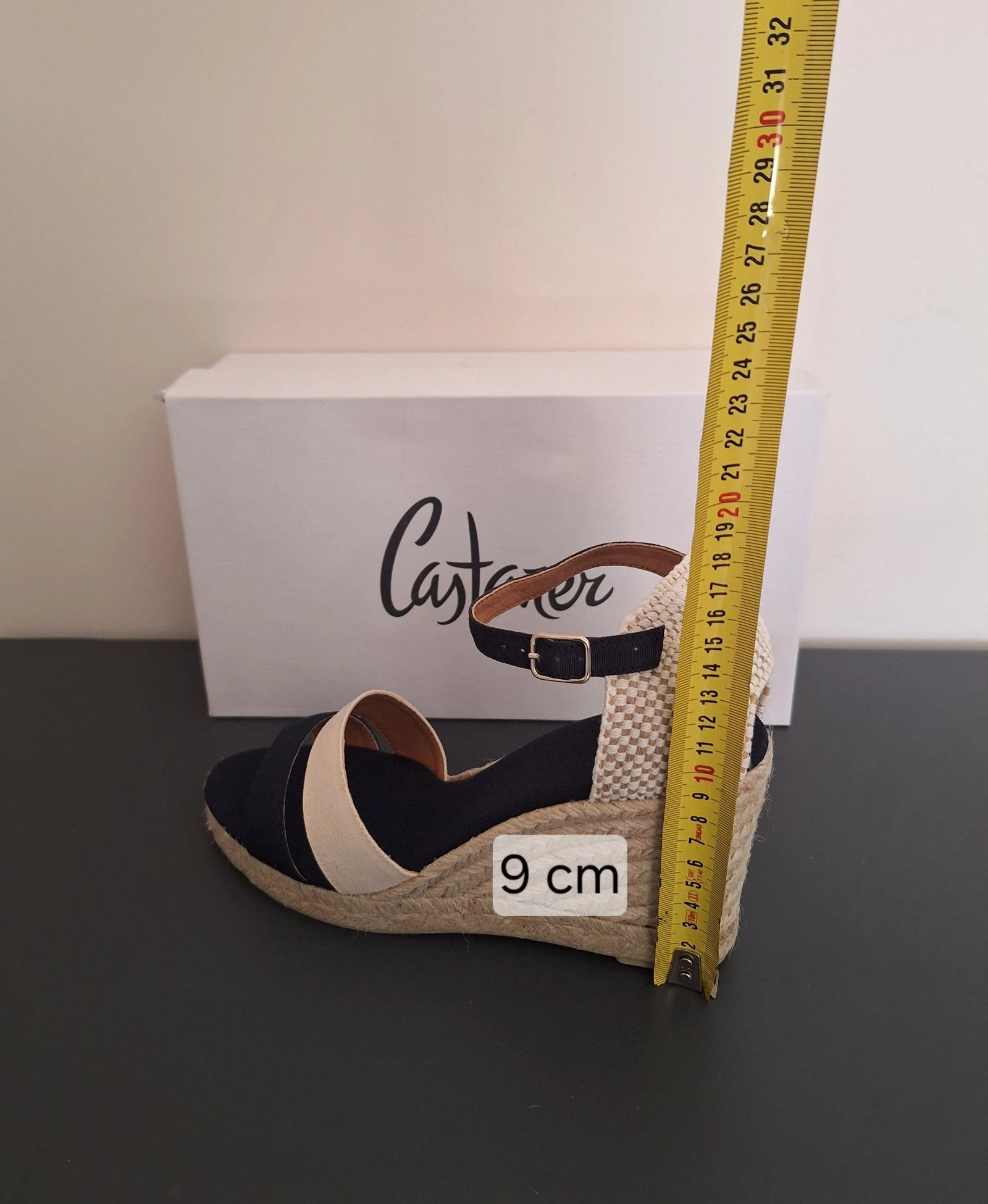 Castañer alpargatas con taño azul marino crema 41 – photo 6